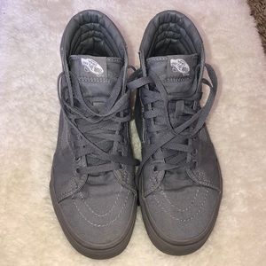 Grey High Top Vans